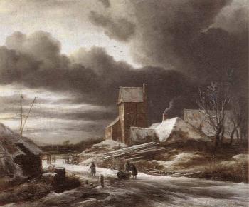 雅各佈 凡 雷斯達爾 Winter Landscape 雅各佈 凡 雷斯達爾 Winter Landscape